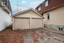 Double detached garage -