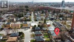 Looking East from subject property to Hampton Park -