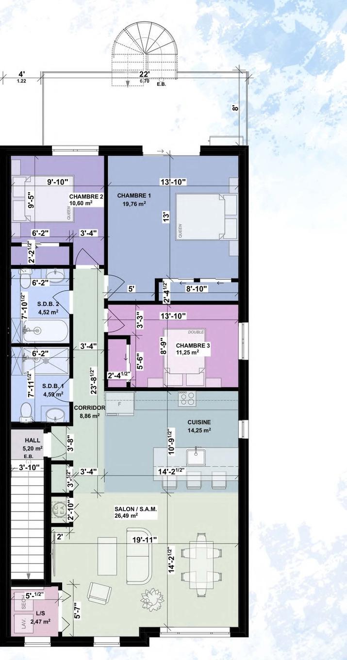 Drawing (sketch) - 10867 Av. Leblanc, Montréal (Montréal-Nord), QC - Other