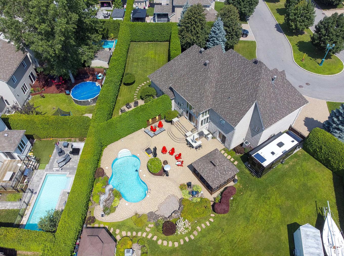 Cour - 270 - 280 Place De Rochefort, Mascouche, QC - Outdoor With View