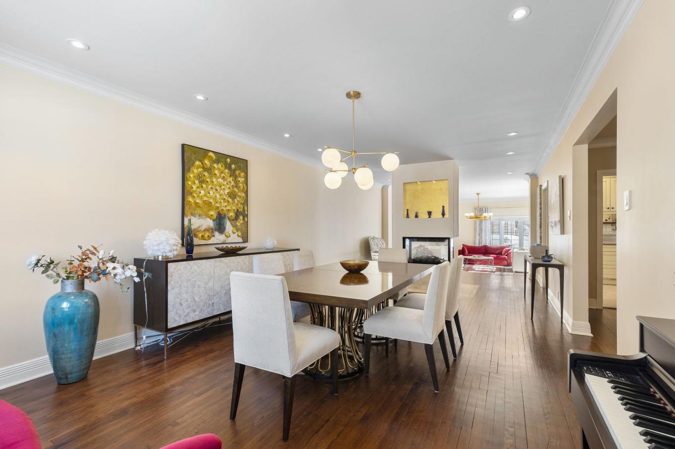 Salle à manger - 5044 Av. Ponsard, Montréal (Côte-Des-Neiges/Notre-Dame-De-Grâce), QC - Indoor Photo Showing Dining Room