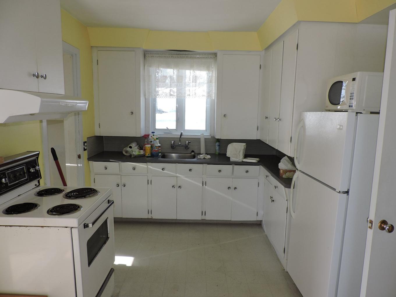 Cuisine - 370 Route 271, Saint-Benoît-Labre, QC - Indoor Photo Showing Kitchen With Double Sink