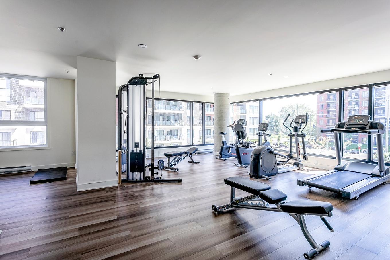 Salle d'exercice - 607-1700 Rue Viola-Desmond, Montréal (Lasalle), QC - Indoor Photo Showing Gym Room