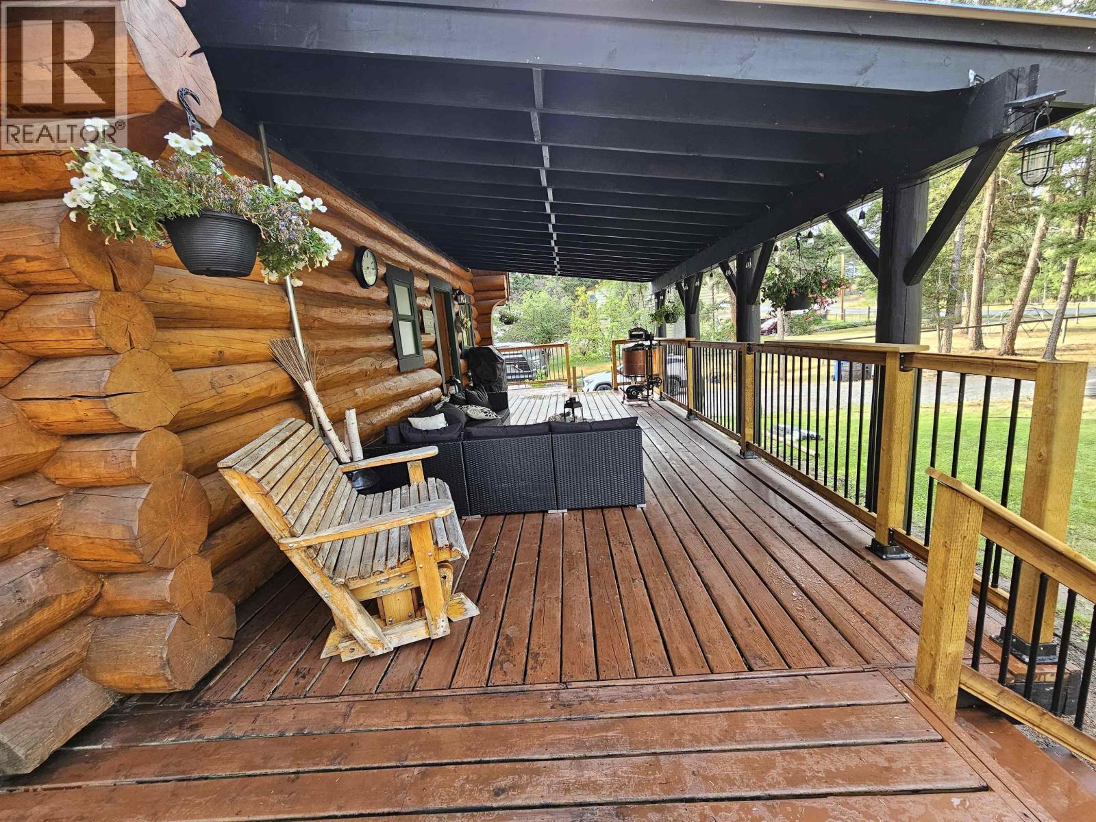 4884 Kitwanga Drive, 108 Mile Ranch, BC - Outdoor With Deck Patio Veranda With Exterior