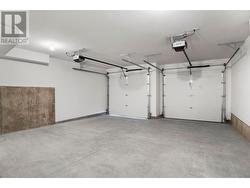 Side-by-side garage with room for a large truck -