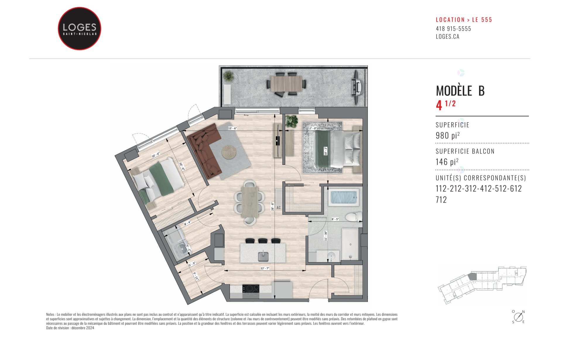 Plan (croquis) - 212-555 Rue Frédéric-Back, Lévis (Les Chutes-De-La-Chaudière-Ouest), QC - Other
