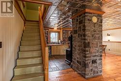 Stairs to second floor -