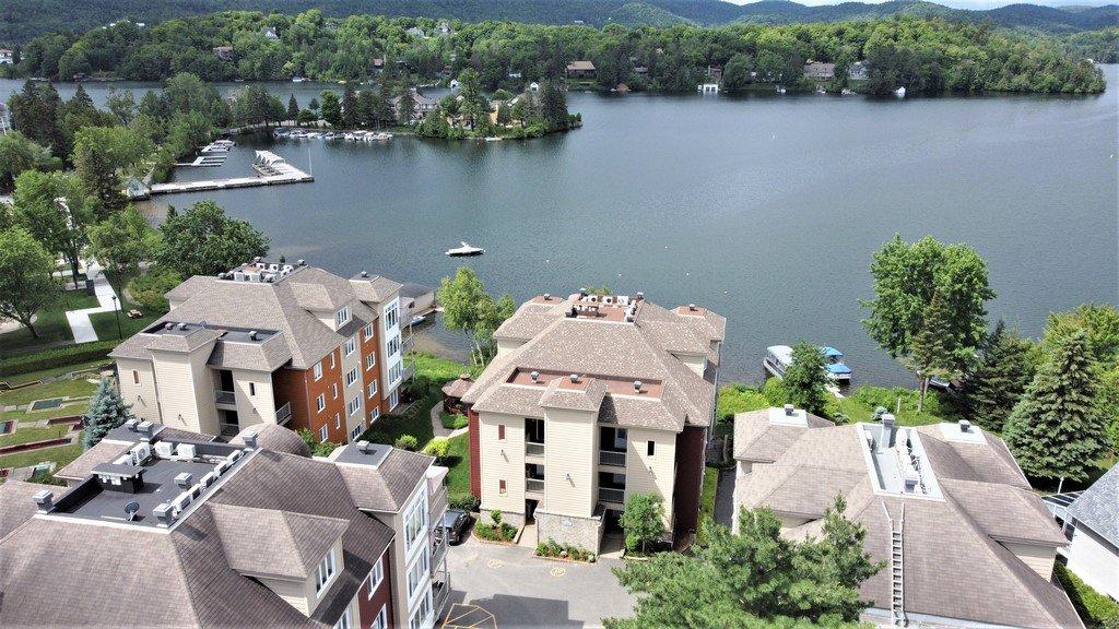 Overall view - 11-36 Ch. Du Tour-Du-Lac, Sainte-Agathe-Des-Monts, QC - Outdoor With Body Of Water With View