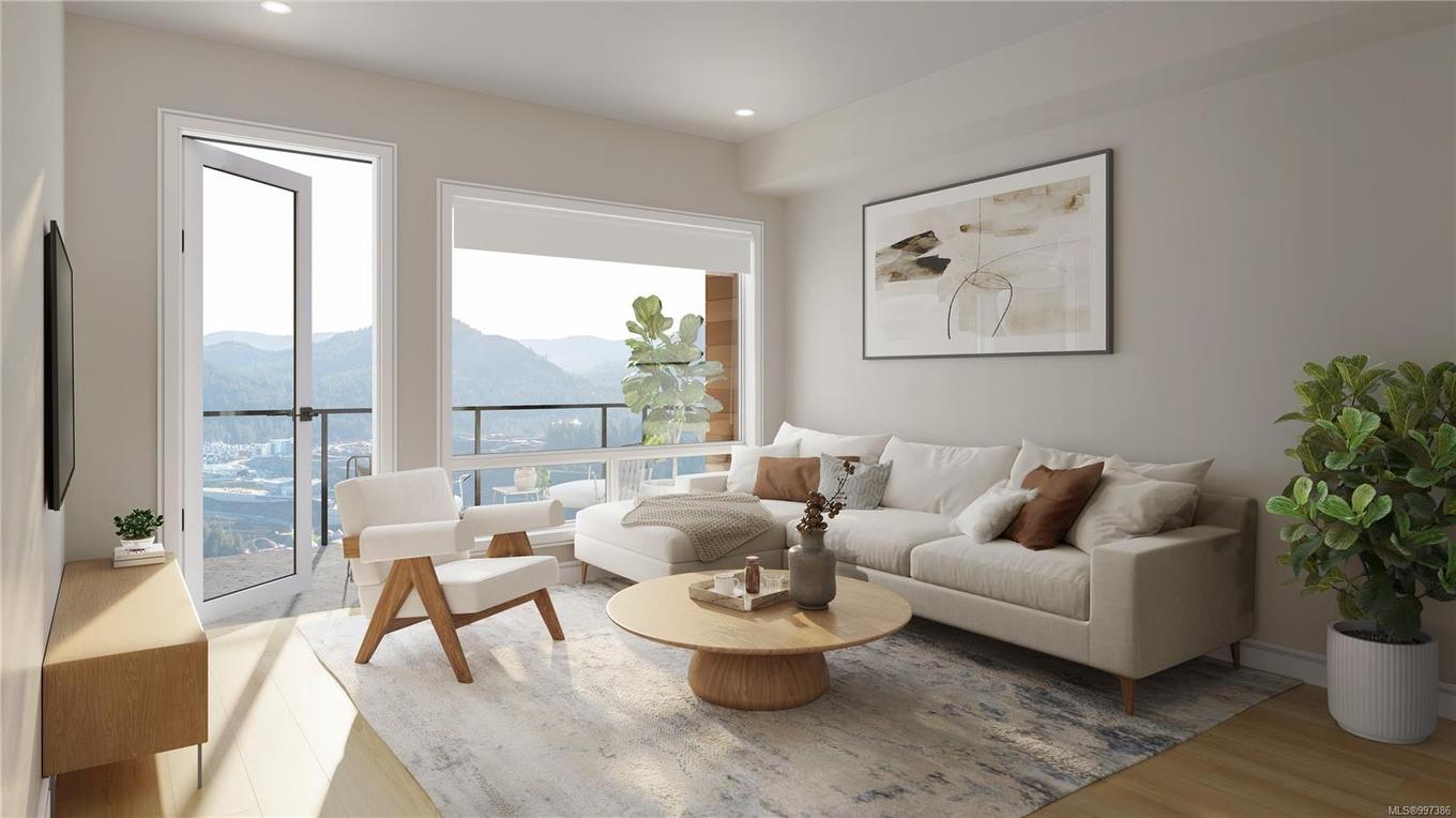 107-1810 Selenite Pl, Langford, BC - Indoor Photo Showing Living Room