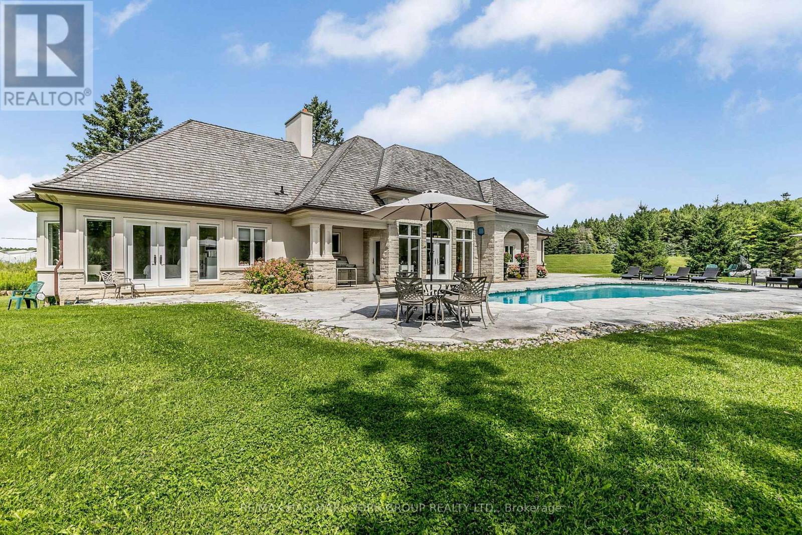 1865 Davis Drive W, King, ON - Outdoor With In Ground Pool With Deck Patio Veranda