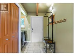 Foyer with laundry -