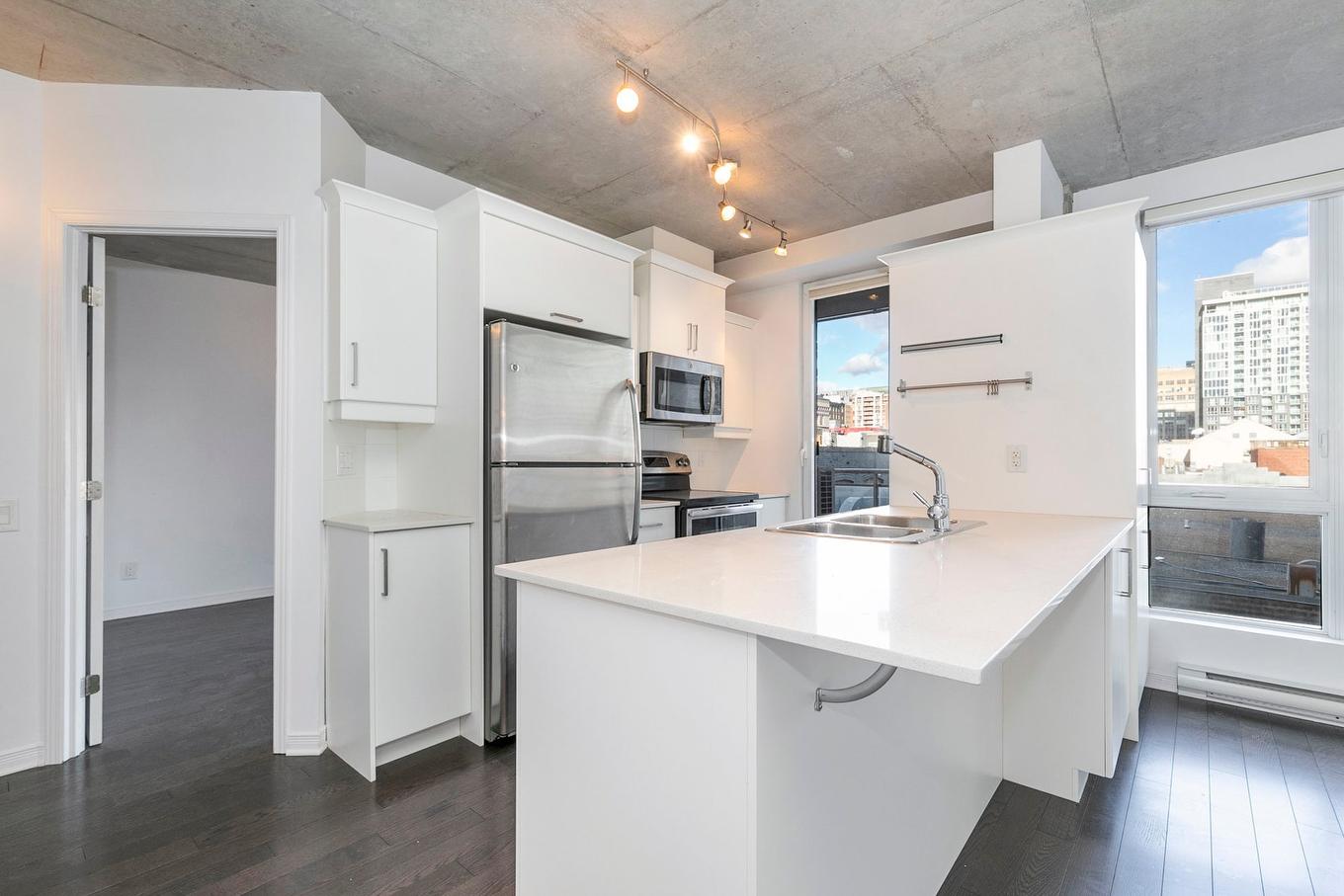 Kitchen - 520-1235 Rue Bishop, Montréal (Ville-Marie), QC - Indoor Photo Showing Kitchen