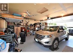 inside the garage -