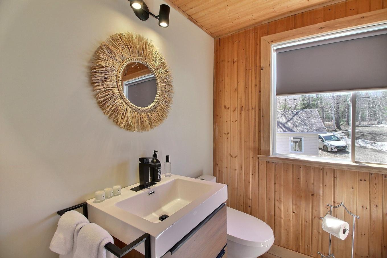 Powder room - 264 Route 170, Sagard, QC - Indoor Photo Showing Bathroom