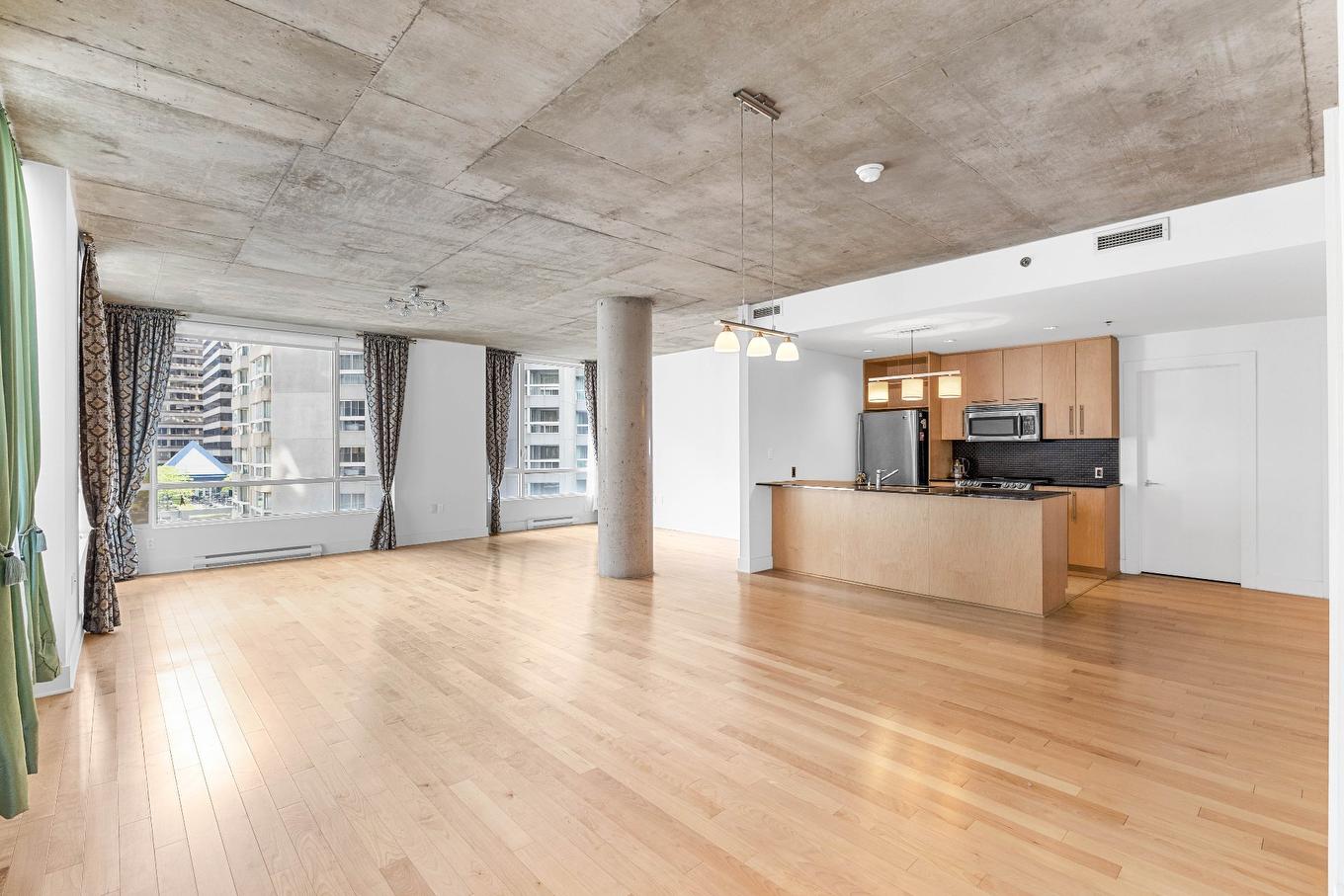 Salon - 508-441 Av. Du Président-Kennedy, Montréal (Ville-Marie), QC - Indoor Photo Showing Kitchen