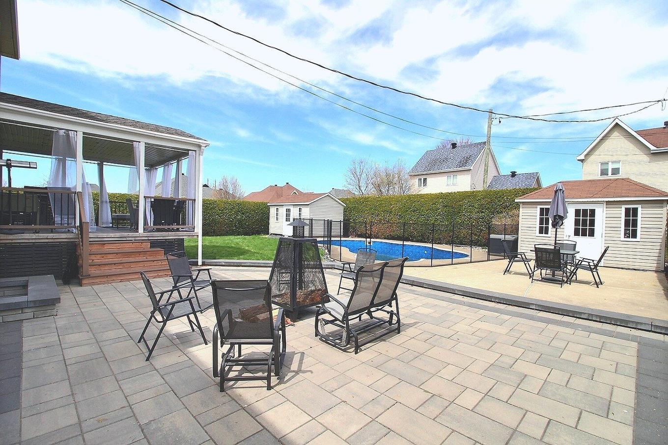 Backyard - 592 Rue Toulouse, Repentigny (Repentigny), QC - Outdoor With Deck Patio Veranda