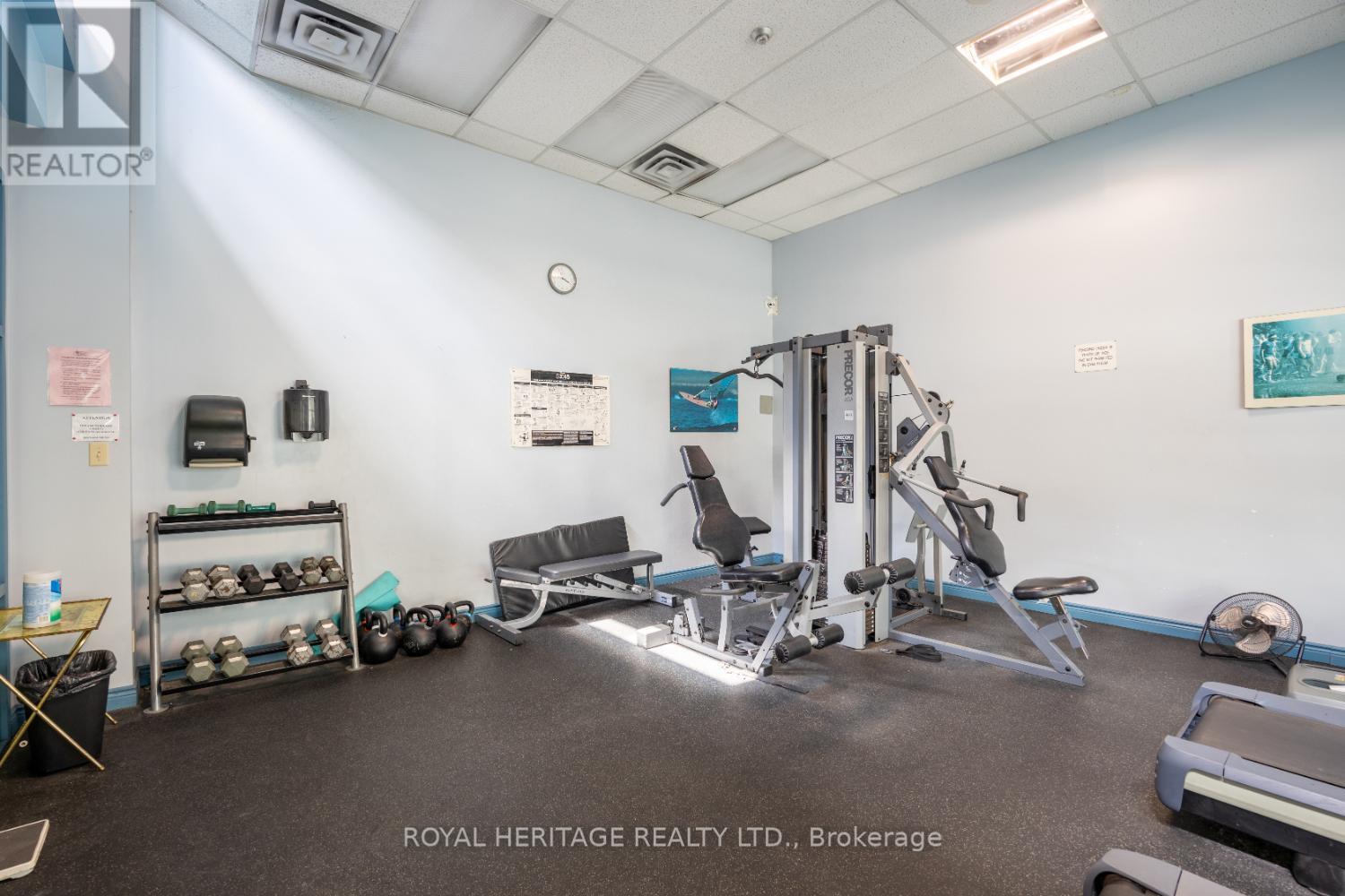 1003 - 90 Dale Avenue, Toronto, ON - Indoor Photo Showing Gym Room