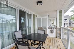 Large lakeside patio with privacy door to 2nd side -