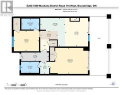 Layout with two separate and secure entrances -