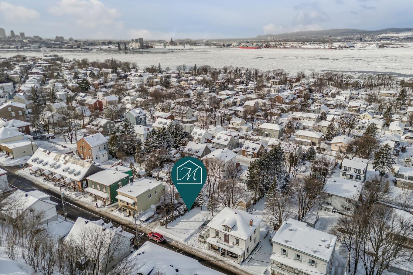 Photo aérienne - 157 Rue St-Joseph, Lévis (Desjardins), QC