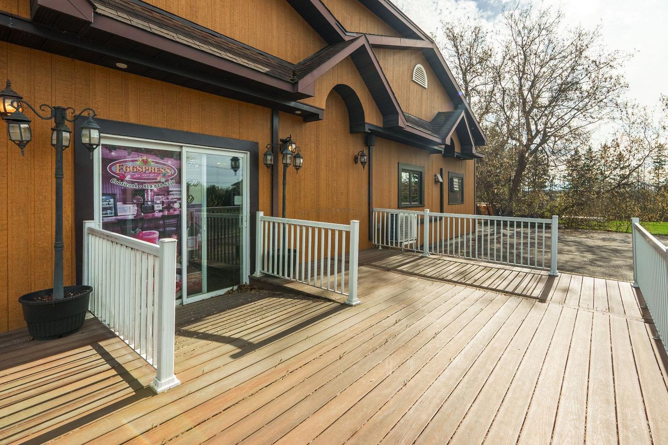 Patio - 6645 Route Louis-S.-St-Laurent, Compton, QC - Outdoor With Deck Patio Veranda With Exterior