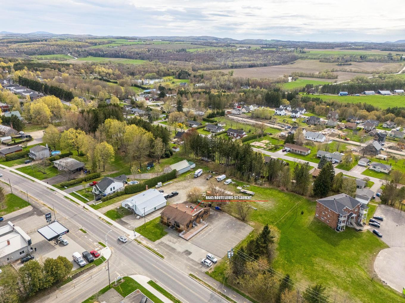 Aerial photo - 6645 Route Louis-S.-St-Laurent, Compton, QC - Outdoor With View