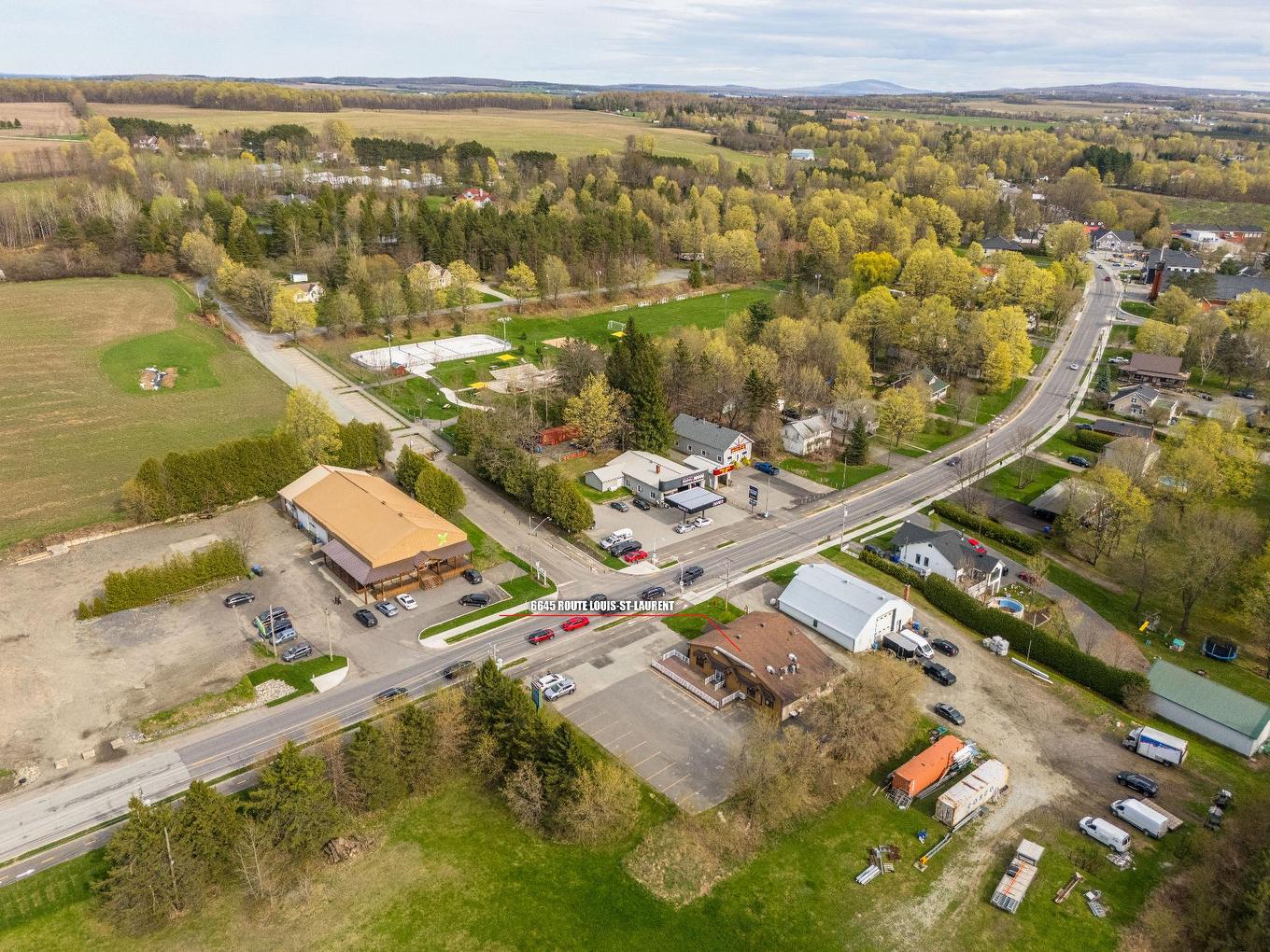 Aerial photo - 6645 Route Louis-S.-St-Laurent, Compton, QC - Outdoor With View