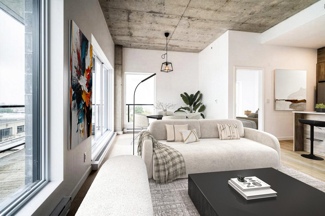 Salon - 517-3155 Av. Parkville, Montréal (Mercier/Hochelaga-Maisonneuve), QC - Indoor