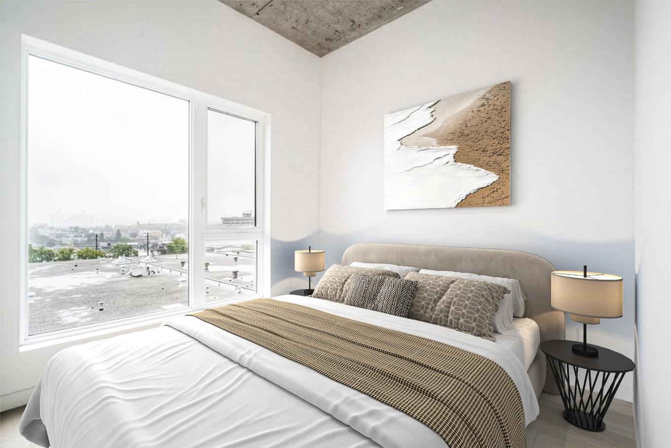 Chambre à coucher - 517-3155 Av. Parkville, Montréal (Mercier/Hochelaga-Maisonneuve), QC - Indoor Photo Showing Bedroom