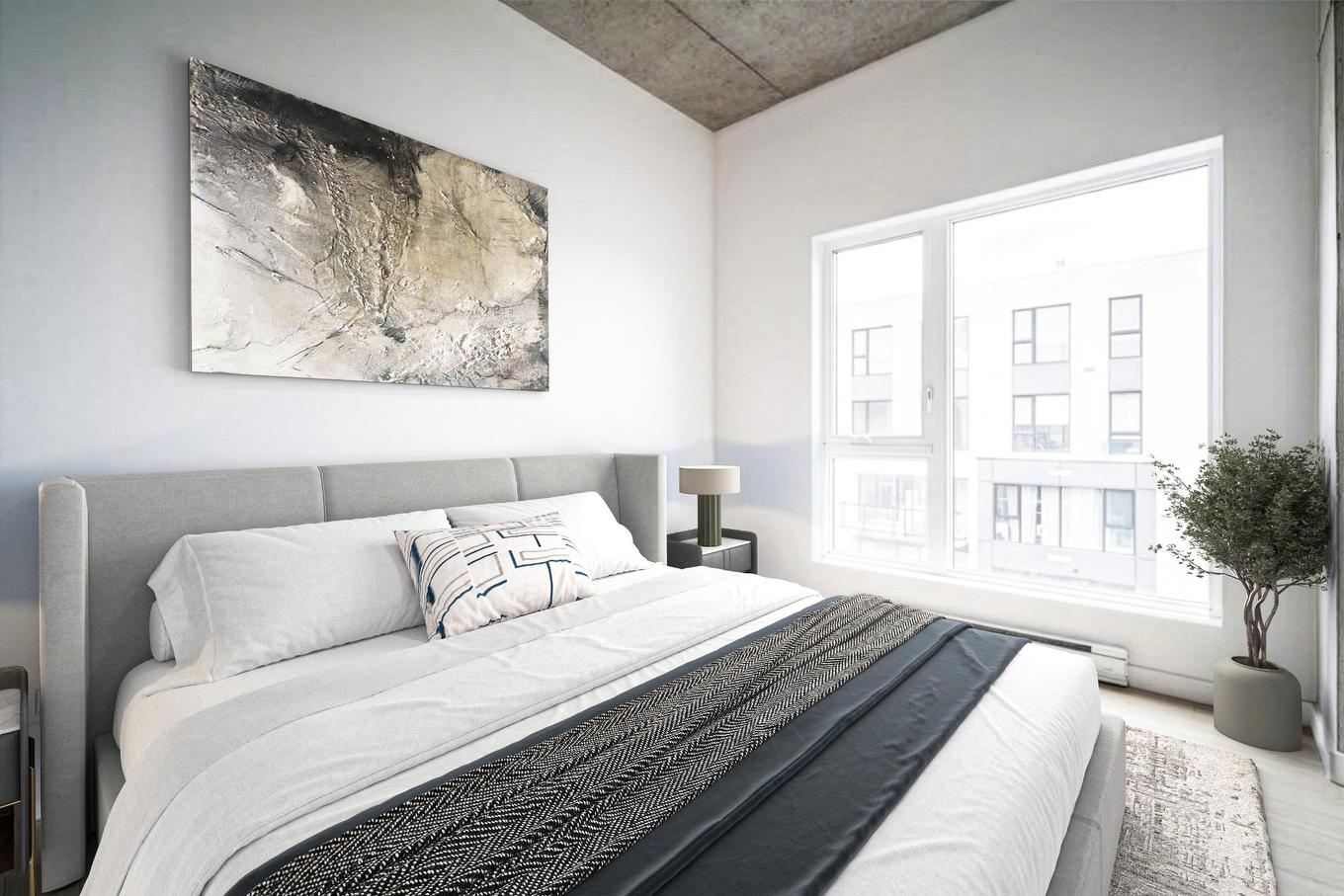 Chambre à coucher principale - 517-3155 Av. Parkville, Montréal (Mercier/Hochelaga-Maisonneuve), QC - Indoor Photo Showing Bedroom