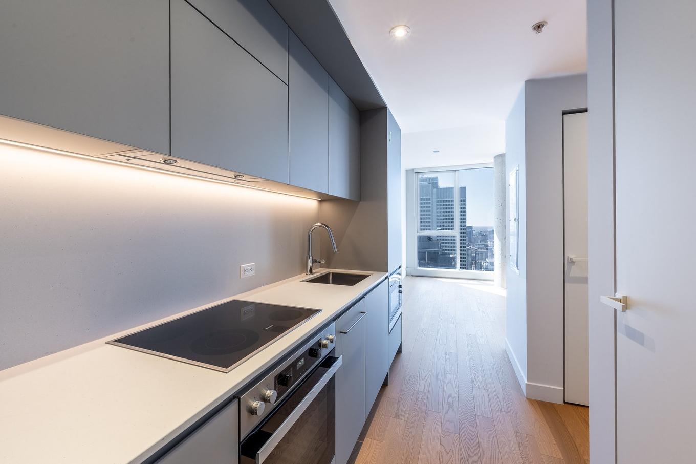 Kitchen - 4605-1205 Place Phillips, Montréal (Ville-Marie), QC - Indoor Photo Showing Kitchen