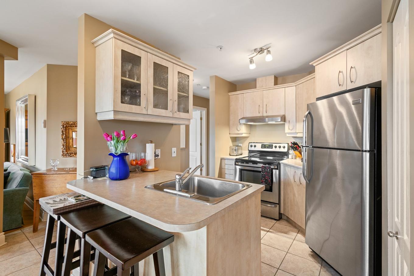 Kitchen - 101-35 Rue Du Quai, Magog, QC - Indoor Photo Showing Kitchen