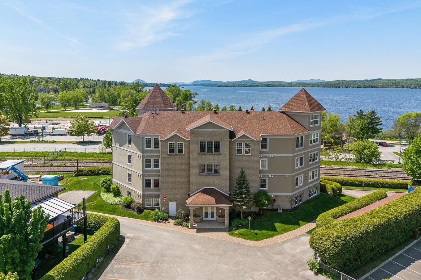 Exterior - 101-35 Rue Du Quai, Magog, QC - Outdoor With Body Of Water With View