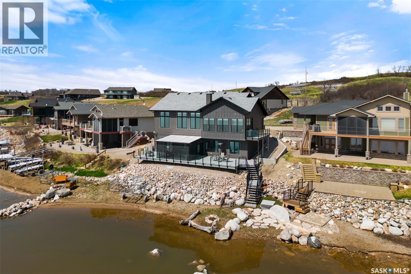 332 Mihr Bay, Mckillop Rm No. 220, SK - Outdoor With Body Of Water With Deck Patio Veranda