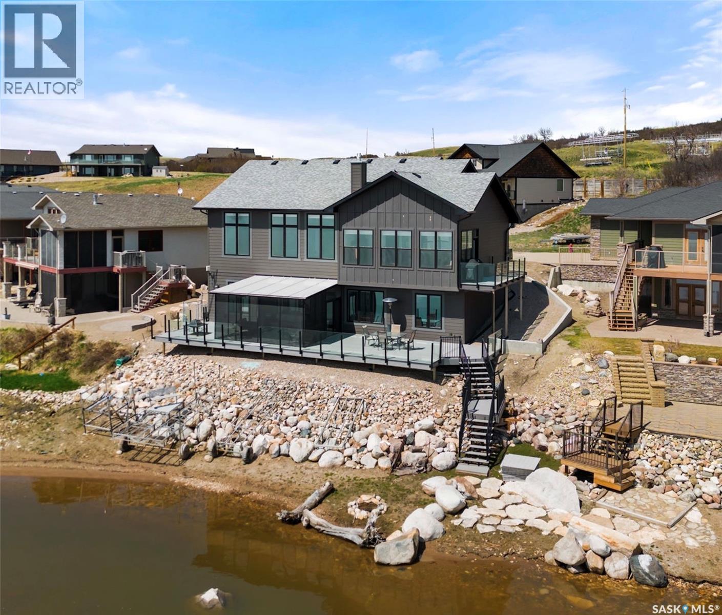 332 Mihr Bay, Mckillop Rm No. 220, SK - Outdoor With Body Of Water With Deck Patio Veranda