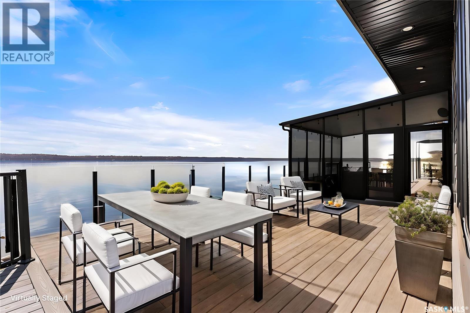 332 Mihr Bay, Mckillop Rm No. 220, SK - Outdoor With Body Of Water With Deck Patio Veranda With Exterior