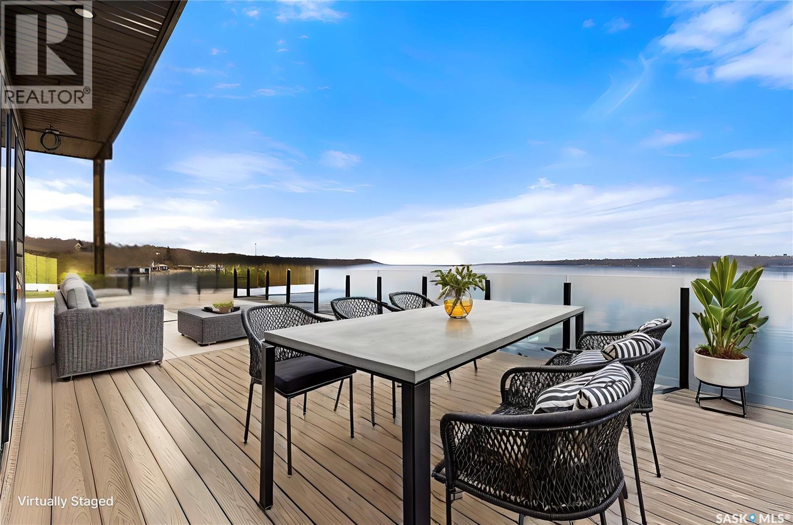 332 Mihr Bay, Mckillop Rm No. 220, SK - Outdoor With Body Of Water With Deck Patio Veranda With Exterior
