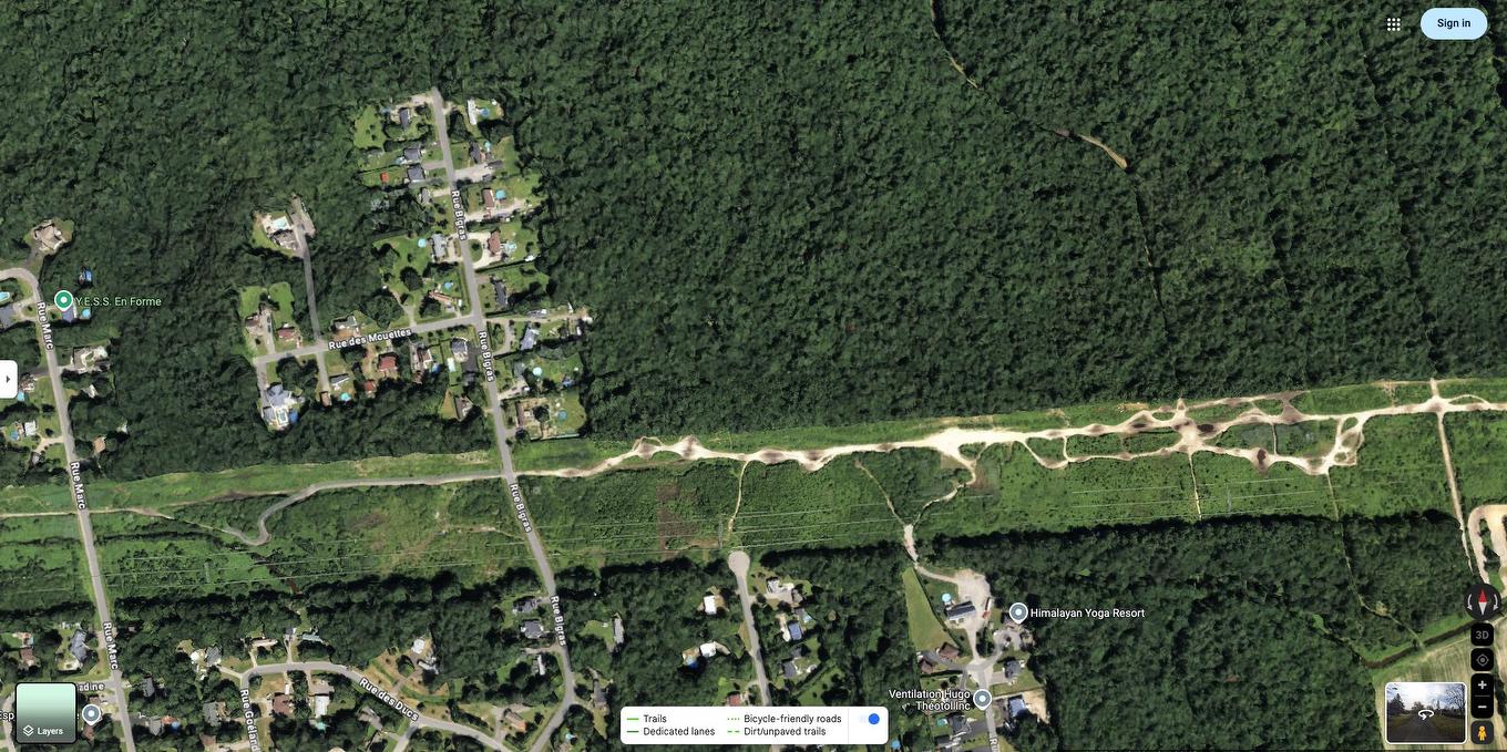 Vue - Rue Télesphore, Terrebonne (Terrebonne), QC