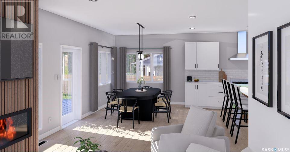 11 Plains Boulevard, Pilot Butte, SK - Indoor With Fireplace