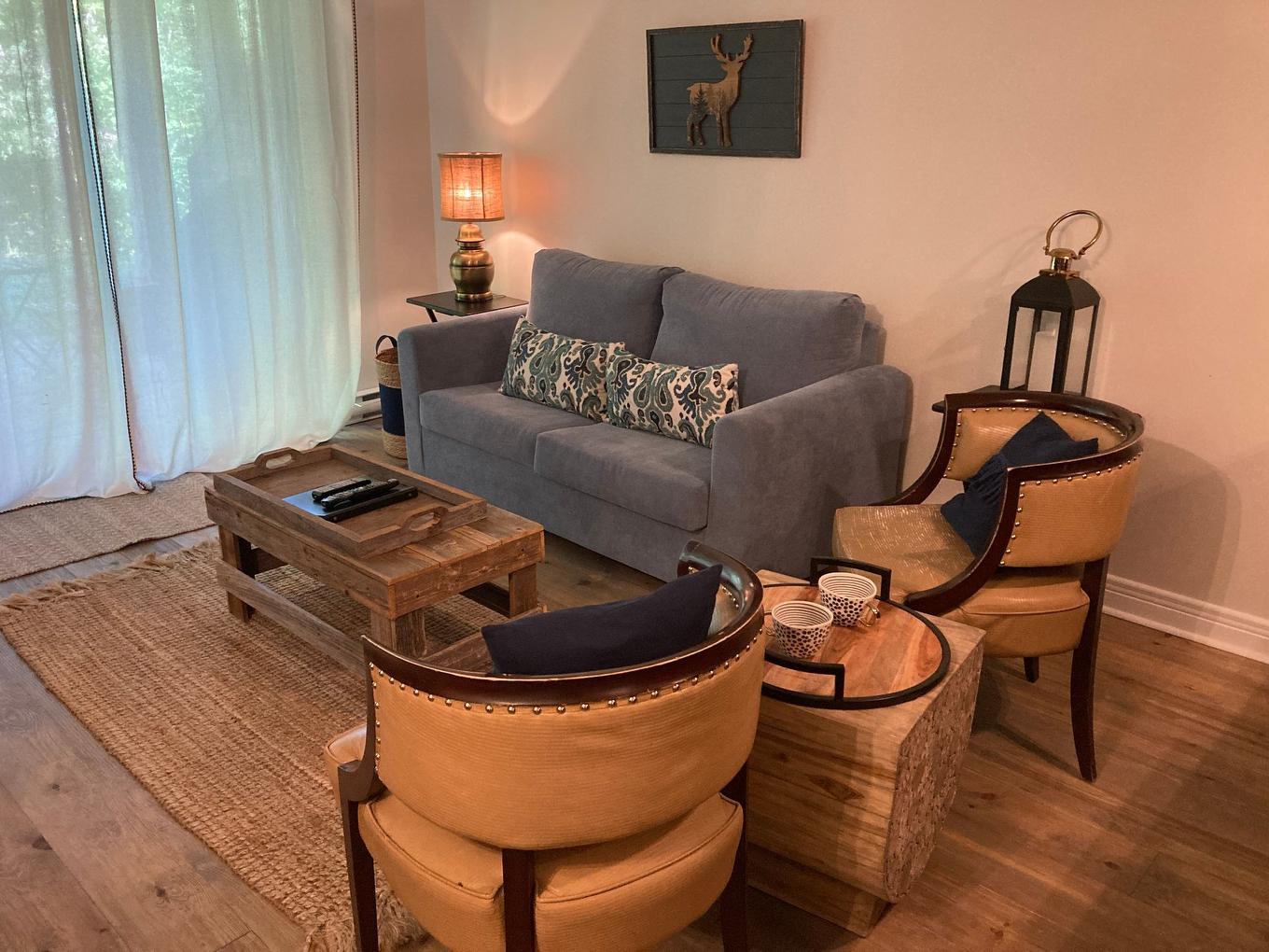 Salon - 3-195 Rue Du Mont-Plaisant, Mont-Tremblant, QC - Indoor Photo Showing Living Room