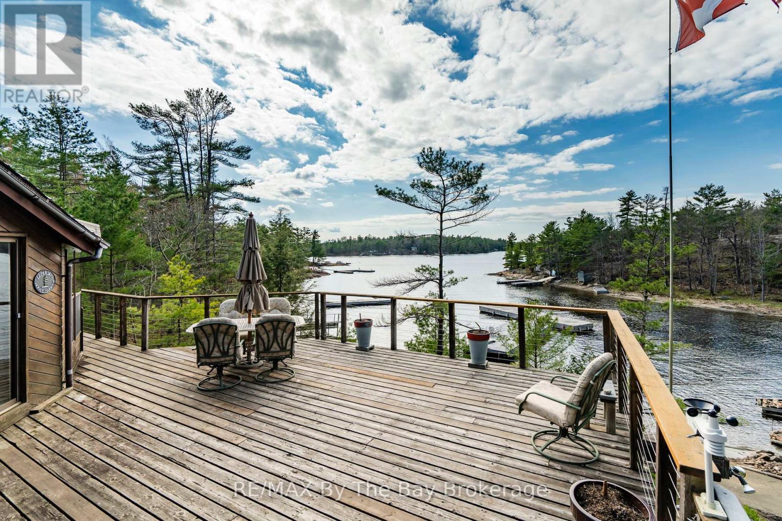 3888 Is 820/Mermaid Is, Georgian Bay (Baxter), ON - Outdoor With Body Of Water With Deck Patio Veranda With View