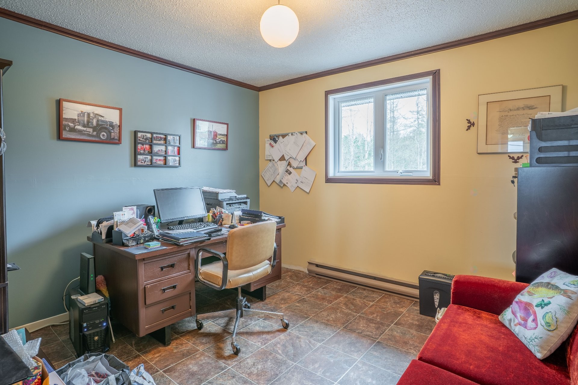 Bedroom - 121 8E Rue, Saint-Prosper, QC - Indoor Photo Showing Office