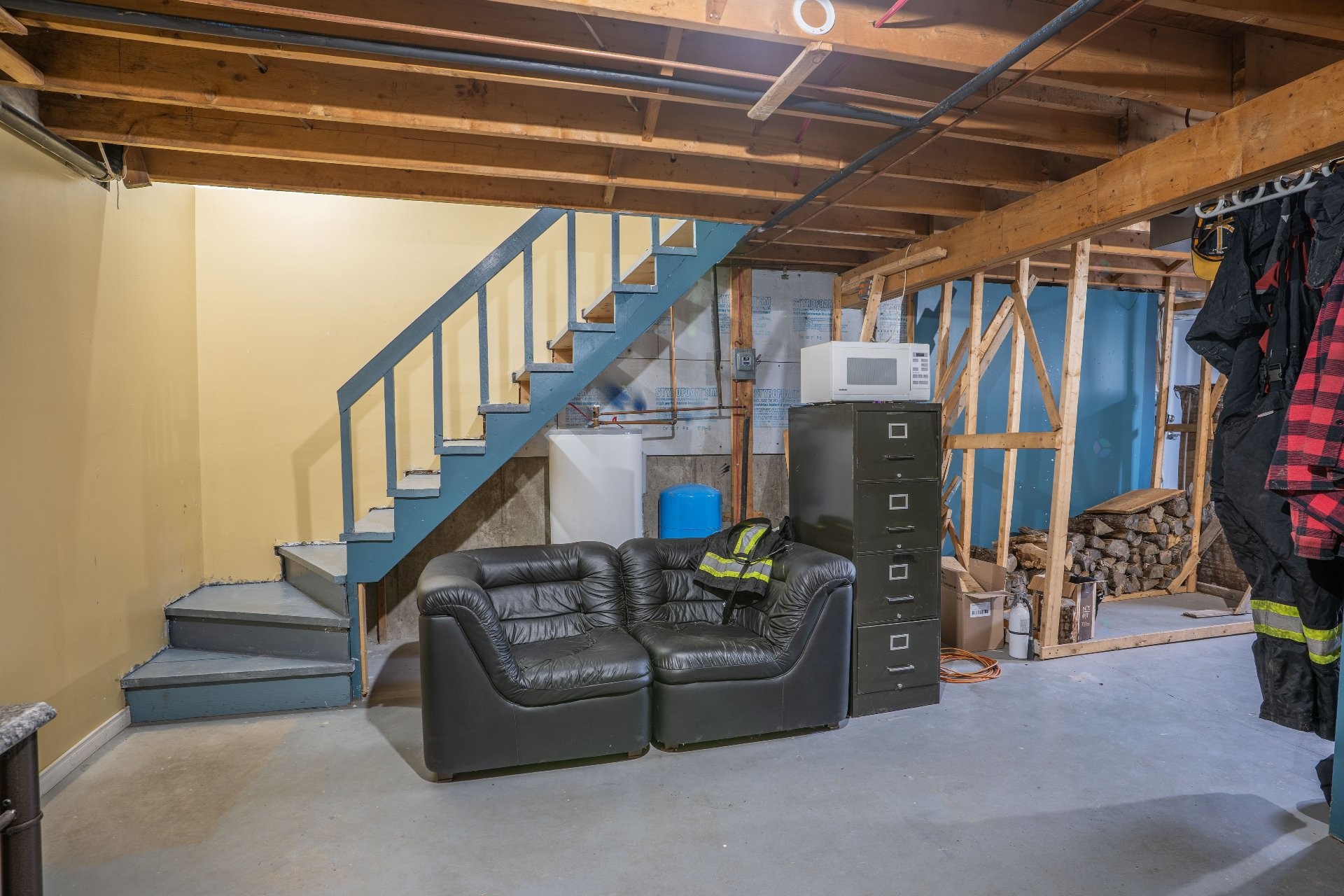 Basement - 121 8E Rue, Saint-Prosper, QC - Indoor Photo Showing Basement