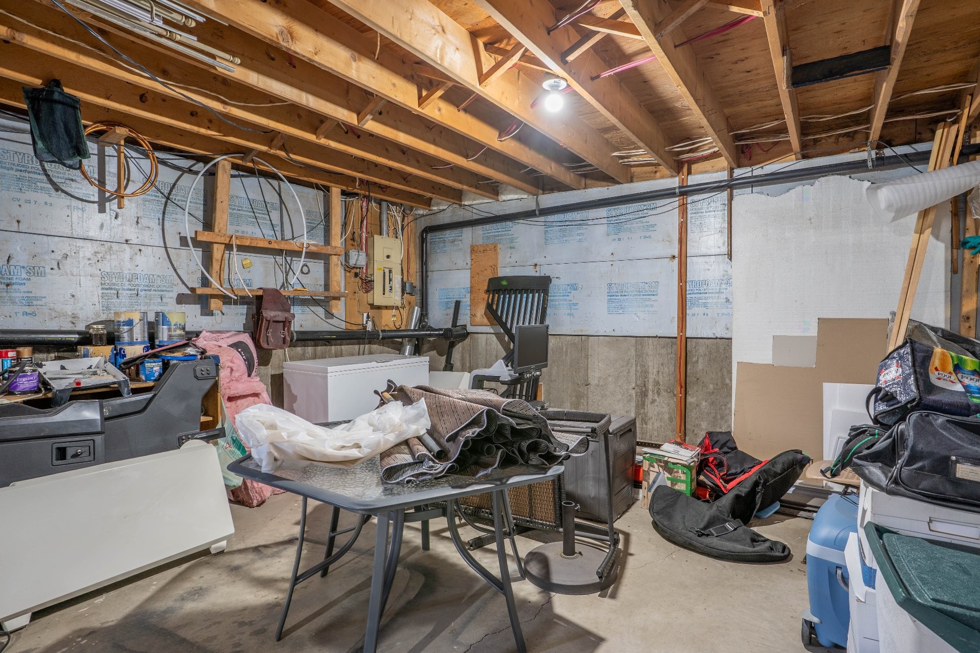 Basement - 121 8E Rue, Saint-Prosper, QC - Indoor Photo Showing Basement