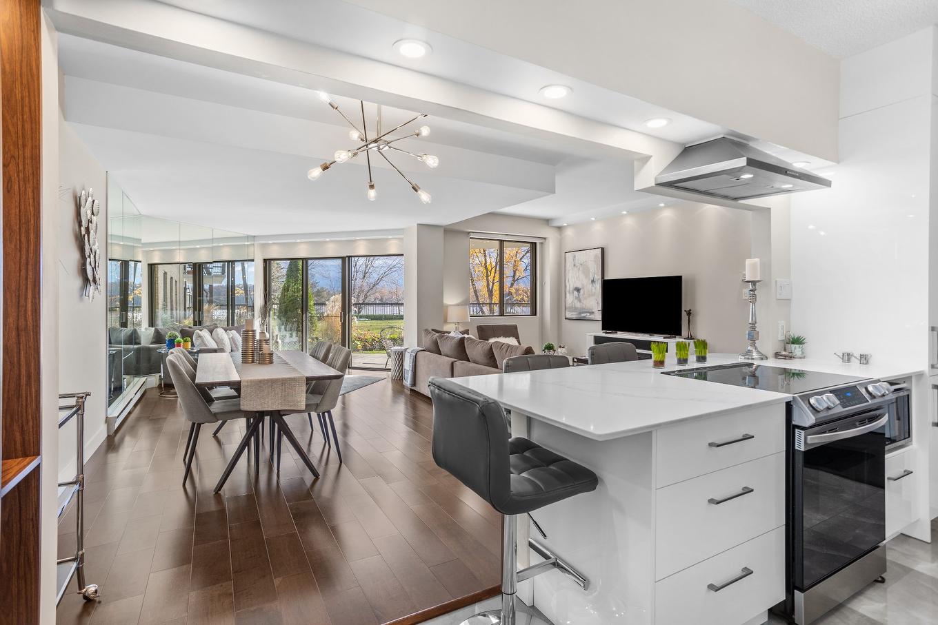 Vue d'ensemble - 109-4520 Prom. Paton, Laval (Chomedey), QC - Indoor Photo Showing Kitchen