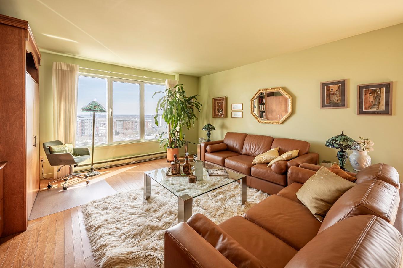 Salon - 1301-5115 Boul. De L'Assomption, Montréal (Rosemont/La Petite-Patrie), QC - Indoor Photo Showing Living Room