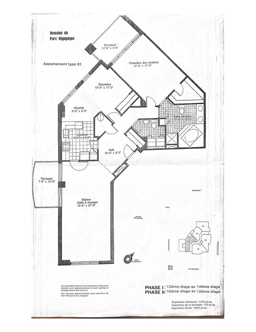 Plan (croquis) - 1301-5115 Boul. De L'Assomption, Montréal (Rosemont/La Petite-Patrie), QC - Other
