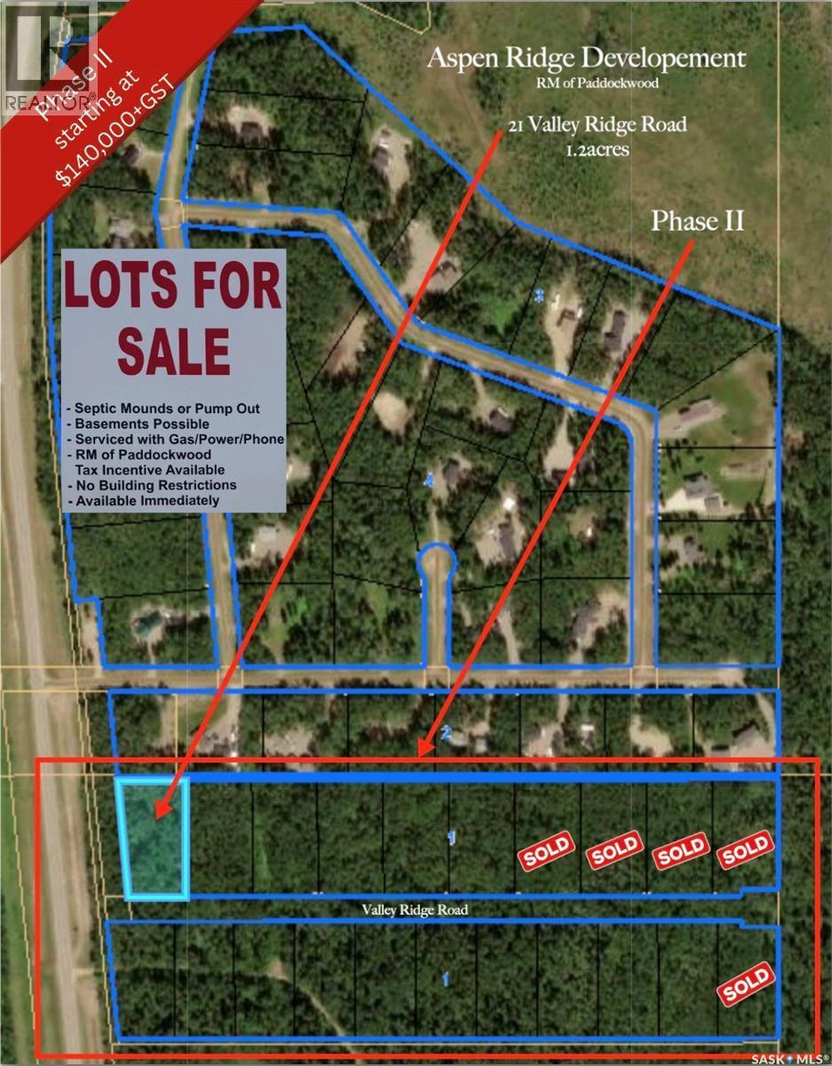 21 Valley Ridge Road, Paddockwood Rm No. 520, SK