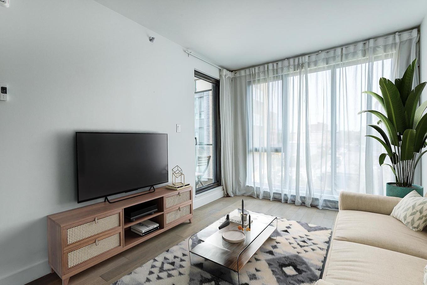 Living room - 314-85 Rue De Castelnau O., Montréal (Villeray/Saint-Michel/Parc-Extension), QC - Indoor Photo Showing Living Room