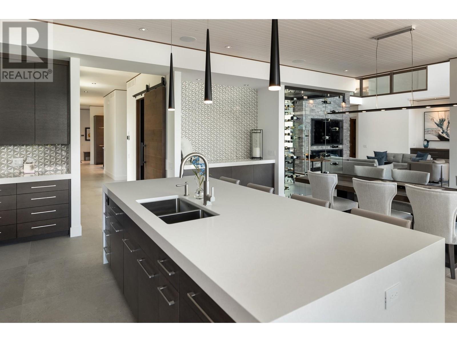 2463 Thacker Drive, West Kelowna, BC - Indoor Photo Showing Kitchen With Double Sink